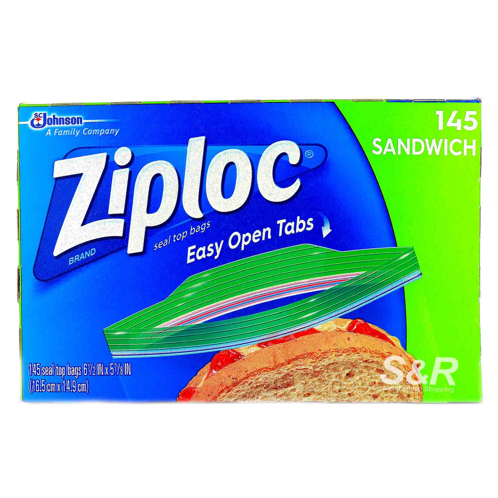Ziploc Seal Top Sandwich Bags 145pcs